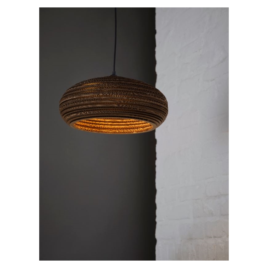 Ledvance - Lampadario a sospensione con filo DECOR CARDBOARD 1xE27/15W/230V diametro 40 cm
