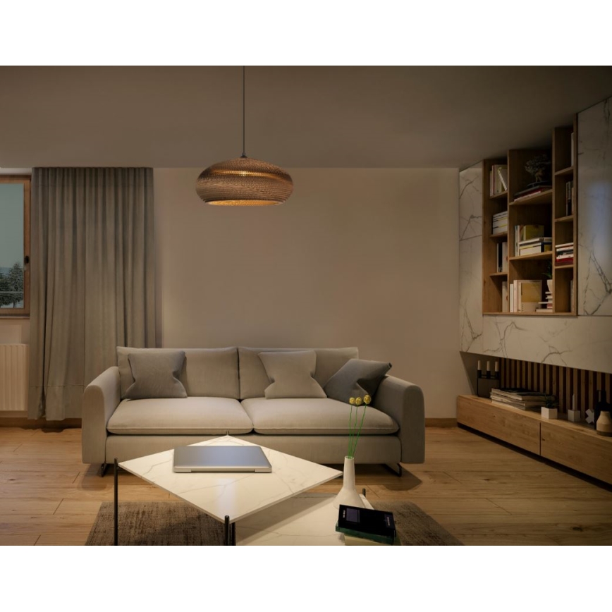 Ledvance - Lampadario a sospensione con filo DECOR CARDBOARD 1xE27/15W/230V diametro 40 cm