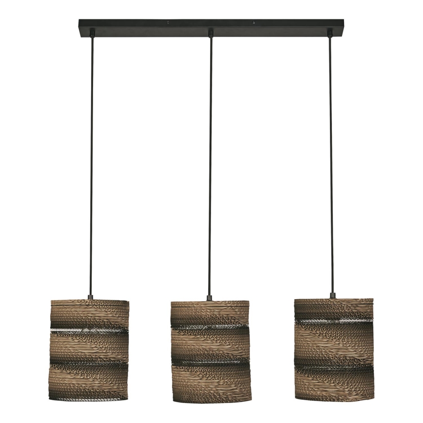 Ledvance - Lampadario a sospensione con filo DECOR CARDBOARD 3xE27/15W/230V