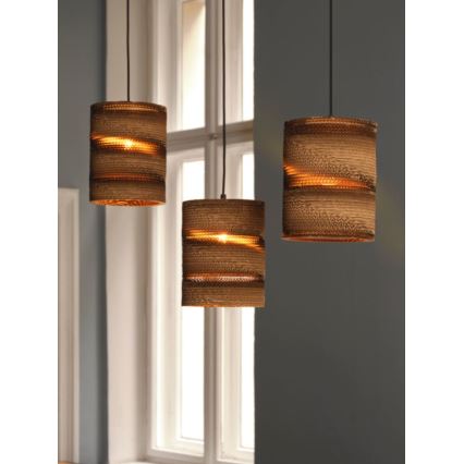 Ledvance - Lampadario a sospensione con filo DECOR CARDBOARD 3xE27/15W/230V