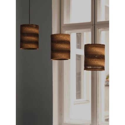 Ledvance - Lampadario a sospensione con filo DECOR CARDBOARD 3xE27/15W/230V
