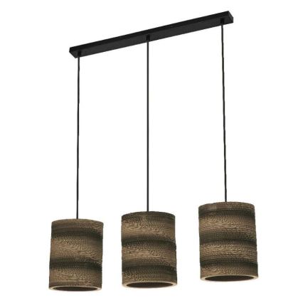 Ledvance - Lampadario a sospensione con filo DECOR CARDBOARD 3xE27/15W/230V