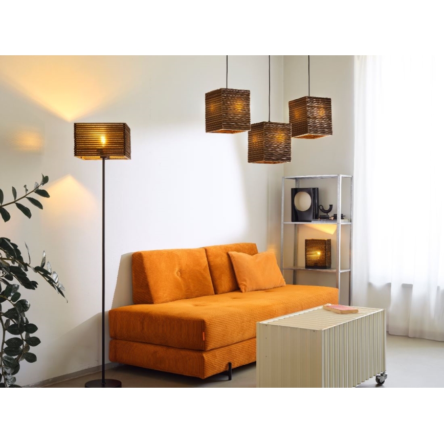 Ledvance - Lampadario a sospensione con filo DECOR CARDBOARD 3xE27/15W/230V