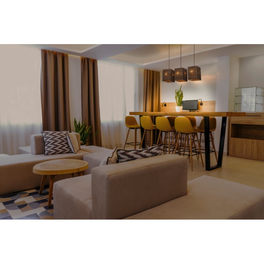 Ledvance - Lampadario a sospensione con filo DECOR CARDBOARD 3xE27/15W/230V
