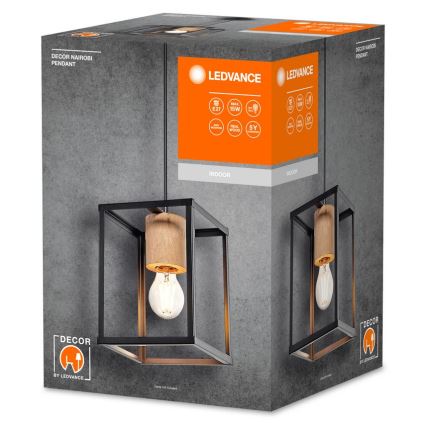 Ledvance - Lampadario a sospensione con filo DECOR NAIROBI 1xE27/15W/230V gomma fig