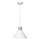 Ledvance - Lampadario a sospensione con filo DECOR PLASTER 1xE27/25W/230V diametro 22 cm gesso bianco
