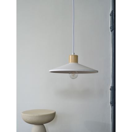 Ledvance - Lampadario a sospensione con filo DECOR PLASTER 1xE27/25W/230V diametro 32 cm gesso bianco