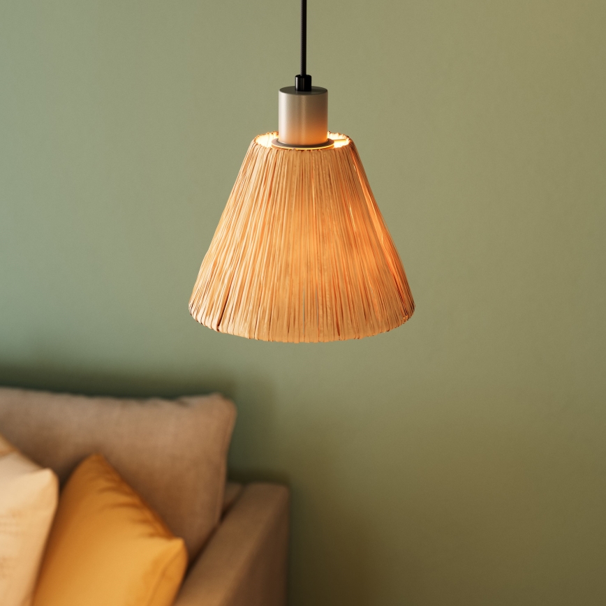 Ledvance - Lampadario a sospensione con filo DECOR RAFFIA 1xE27/15W/230V