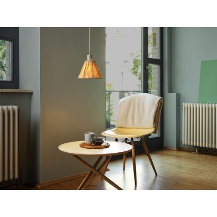 Ledvance - Lampadario a sospensione con filo DECOR RAFFIA 1xE27/15W/230V