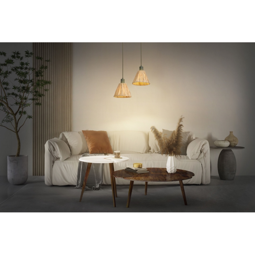 Ledvance - Lampadario a sospensione con filo DECOR RAFFIA 1xE27/15W/230V