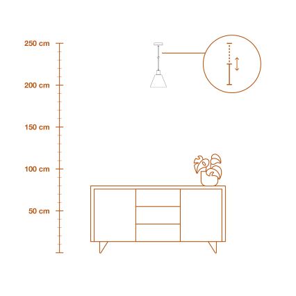 Ledvance - Lampadario a sospensione con filo DECOR RAFFIA 1xE27/15W/230V