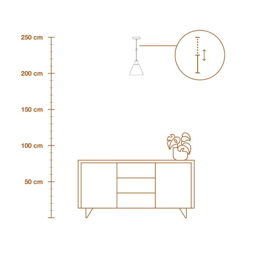 Ledvance - Lampadario a sospensione con filo DECOR RAFFIA 1xE27/15W/230V