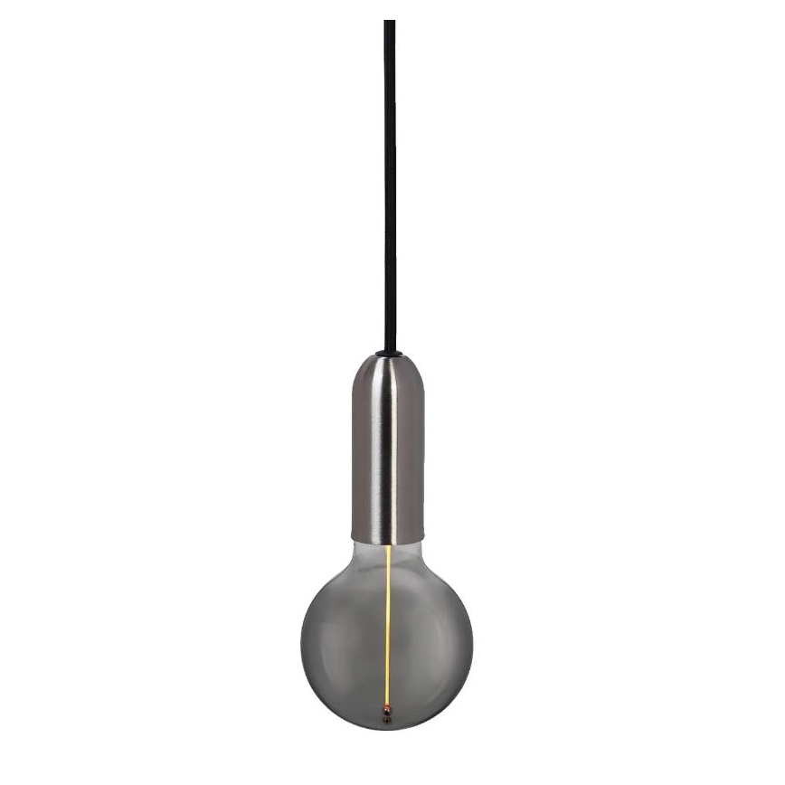 Ledvance - Lampadario a sospensione con filo PENDULUM ROUND 1xE27/15W/230V cromo opaco