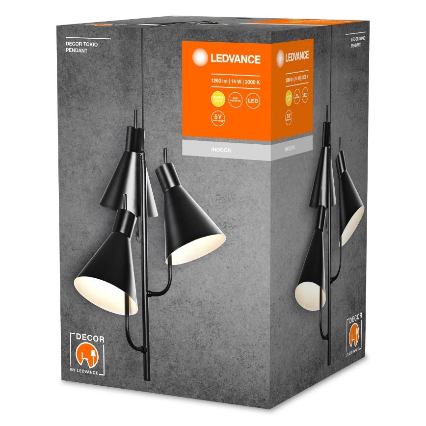 Ledvance - Lampadario LED a sospensione con filo DECOR TOKIO 3xLED/4,6W/230V