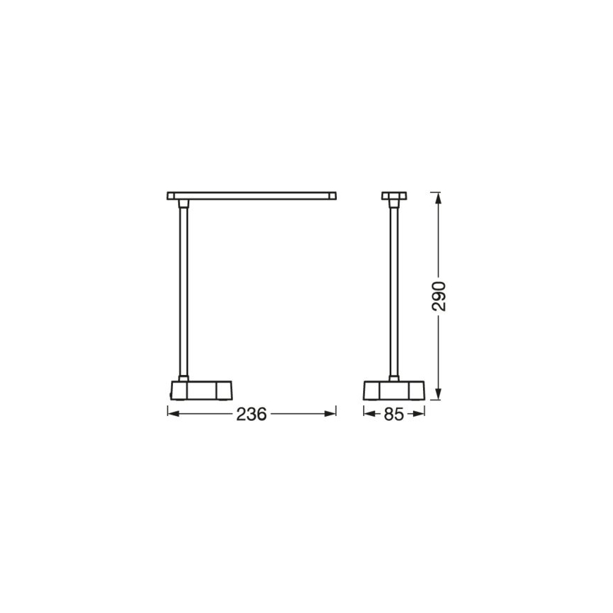 Ledvance - Lampe de table tactile à intensité variable LED PANAN LED/5,2W/5V