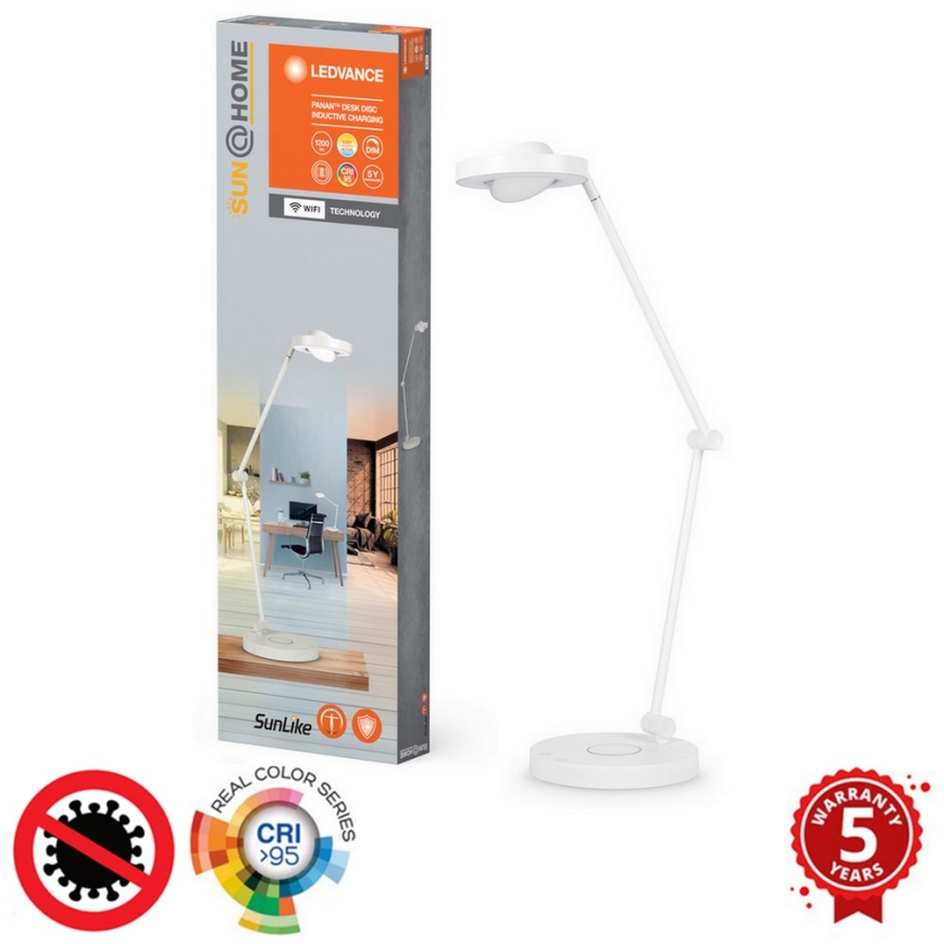 Ledvance - Lampe de table tactile LED à intensité variable SUN@HOME LED/20W/230V 2200-5000K CRI 95 Wi-Fi