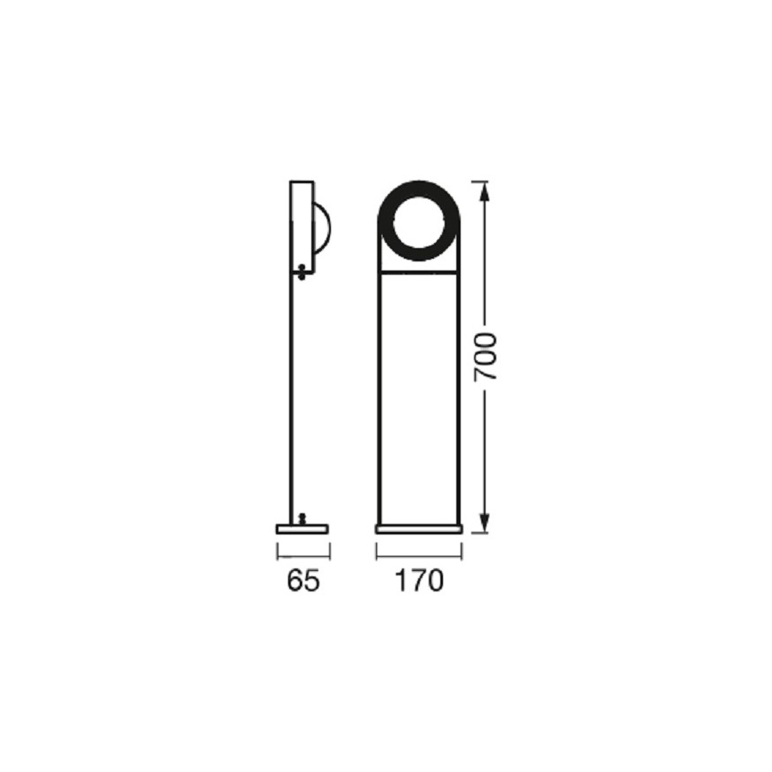 Ledvance - Lampe d'extérieur à intensité variable SWING LED/6,7W/230V IP44 Wi-Fi