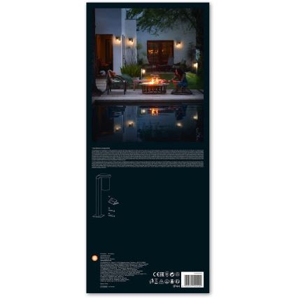 Ledvance - Lampe d'extérieur CASCADE 1xE27/25W/230V IP44 50 cm