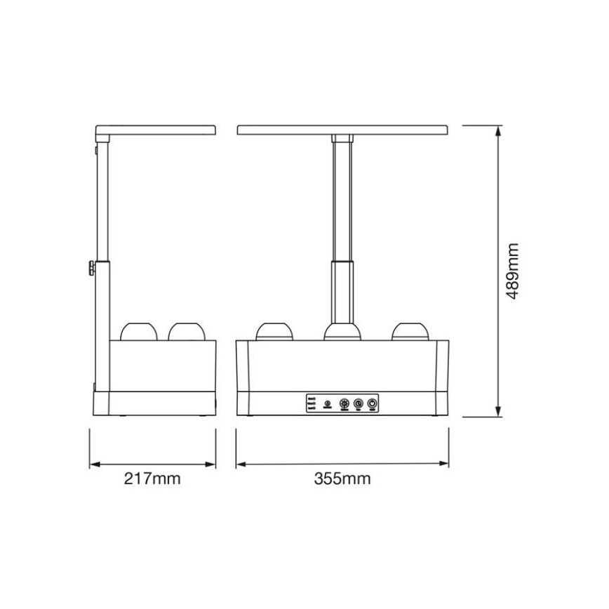 Ledvance - Lampe d'intérieur pour plantes à intensité variable GARDEN KIT LED/24W/230V