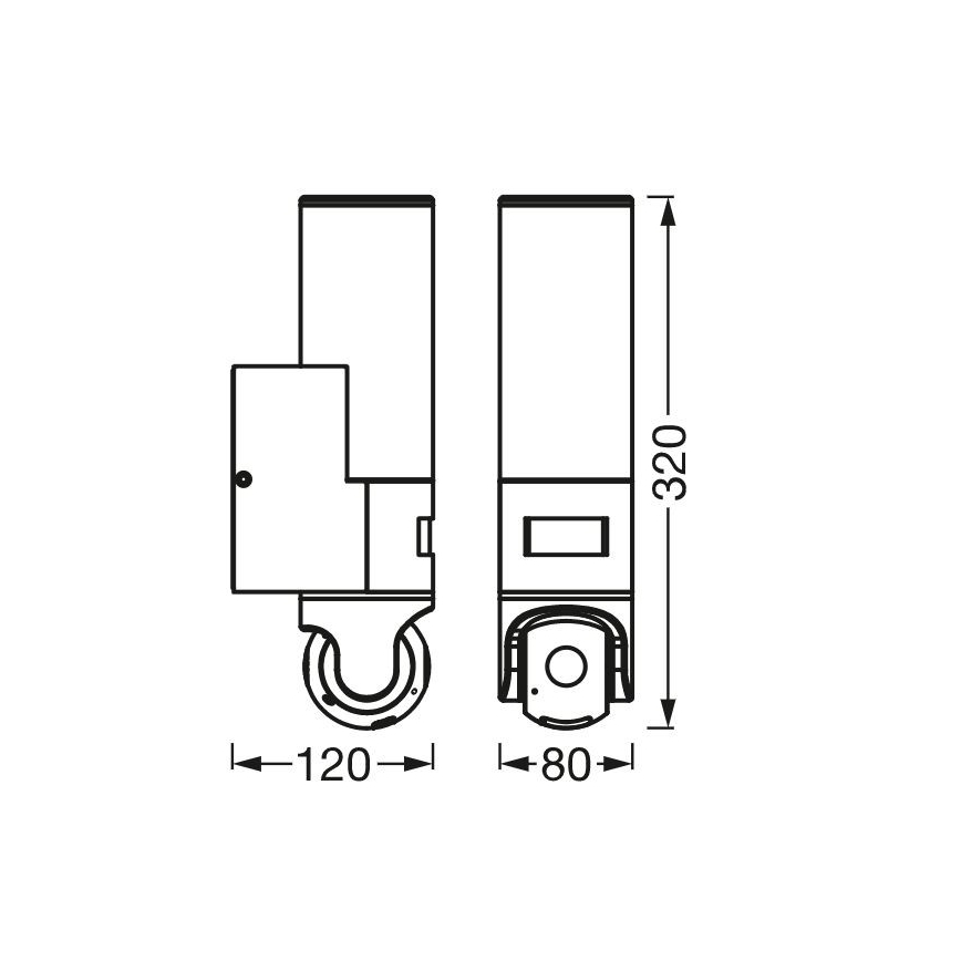Ledvance - Applique murale LED avec un détecteur et une caméra SMART+ LED/16W/230V Wi-Fi IP44
