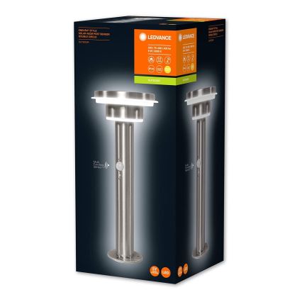 Ledvance - Lampe solaire à intensité variable avec détecteur CIRCLE LED/6W/3,2V 2200 mAh IP44