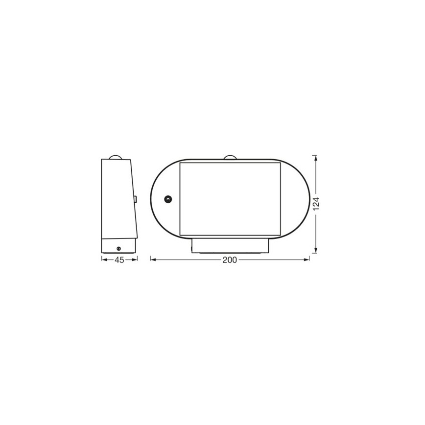 Ledvance-LED Applique solare con sensore ENDURA STYLE LED/4W/3,7V IP44