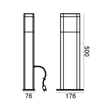 Ledvance - LED Außenleuchte ENDURA HYBRID DALLAS LED/4W/12V IP44