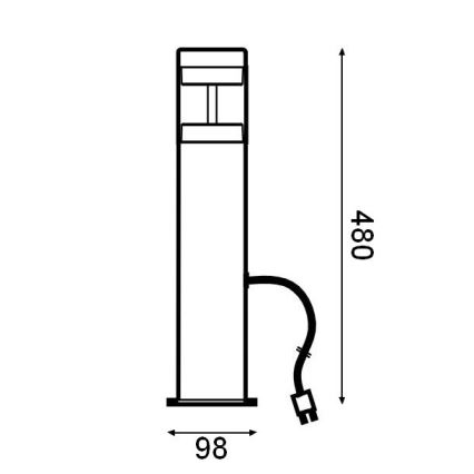 Ledvance - LED Außenleuchte ENDURA HYBRID HAGEN LED/4W/12V IP44