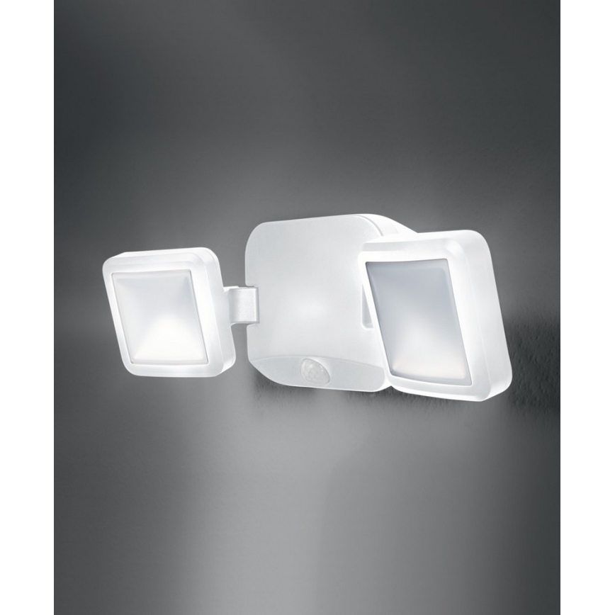 Ledvance - LED Außenwandleuchte mit Sensor BATTERY 2xLED/10W/6V IP54