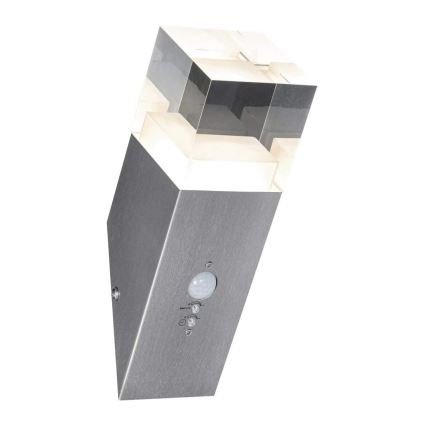 Ledvance - LED-Außenwandleuchte mit Sensor CRYSTAL LED/5W/230V IP44