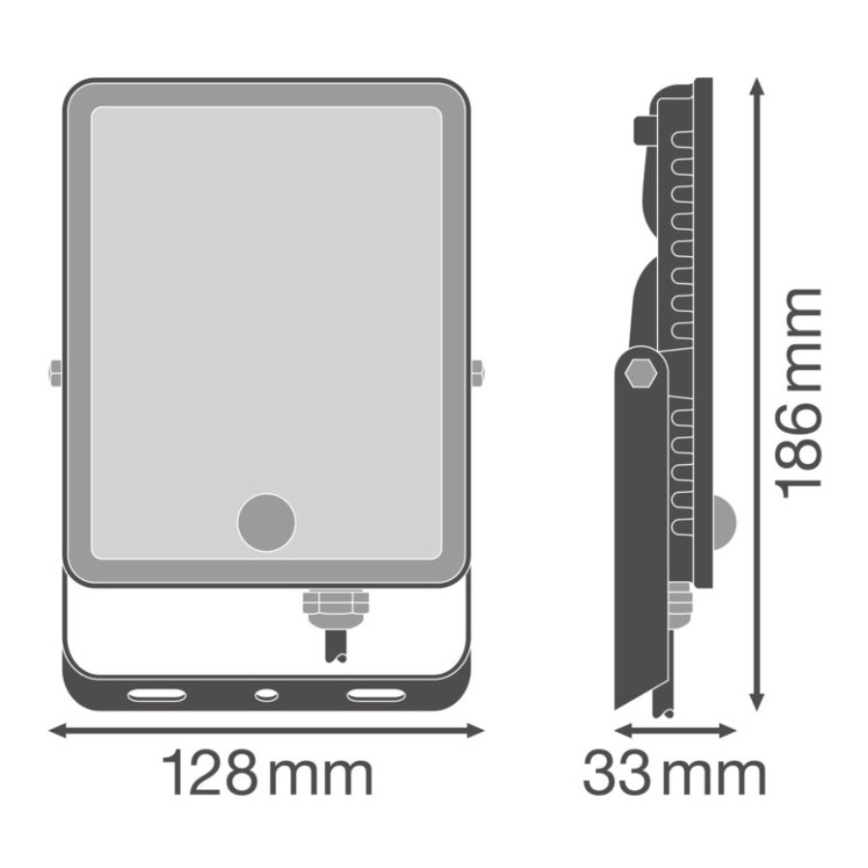 Ledvance - LED-Außen-Wandfluter mit Bewegungs- und Dämmerungssensor LED/30W/230V IP65
