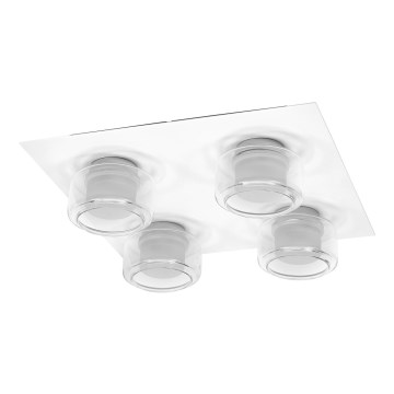 Ledvance - LED-Deckenleuchte für Badezimmer ORBIS FLAME 4xLED/5,5W/230V 3000/4000K IP44 weiß