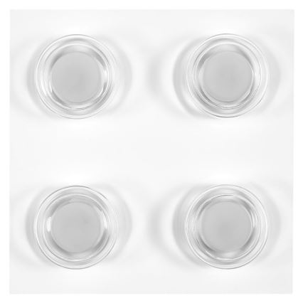 Ledvance - LED-Deckenleuchte für Badezimmer ORBIS FLAME 4xLED/5,5W/230V 3000/4000K IP44 weiß