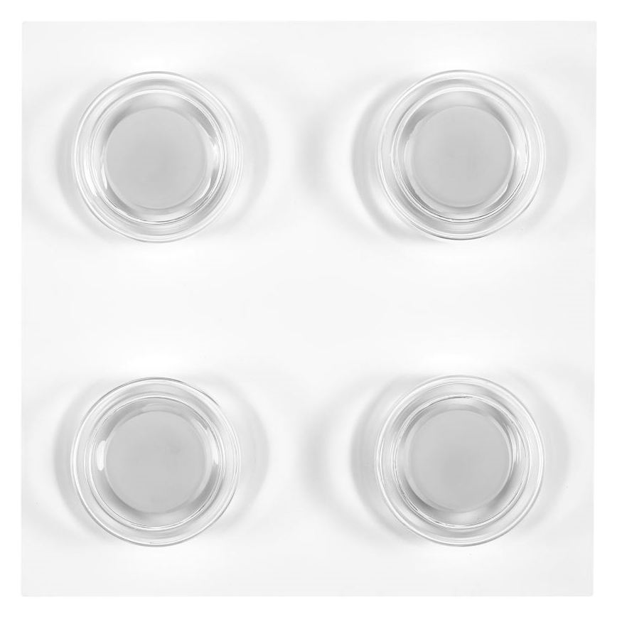 Ledvance - LED-Deckenleuchte für Badezimmer ORBIS FLAME 4xLED/5,5W/230V 3000/4000K IP44 weiß