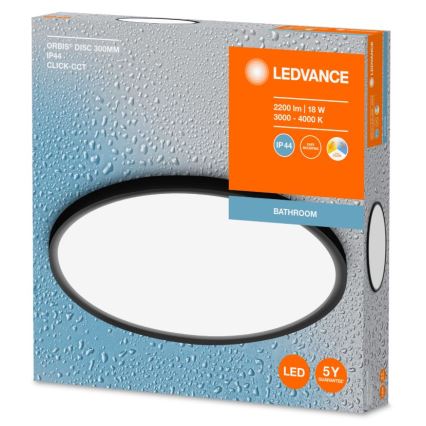 Ledvance - LED-Deckenleuchte für das Badezimmer DISC LED/18W/230V 3000/4000K IP44