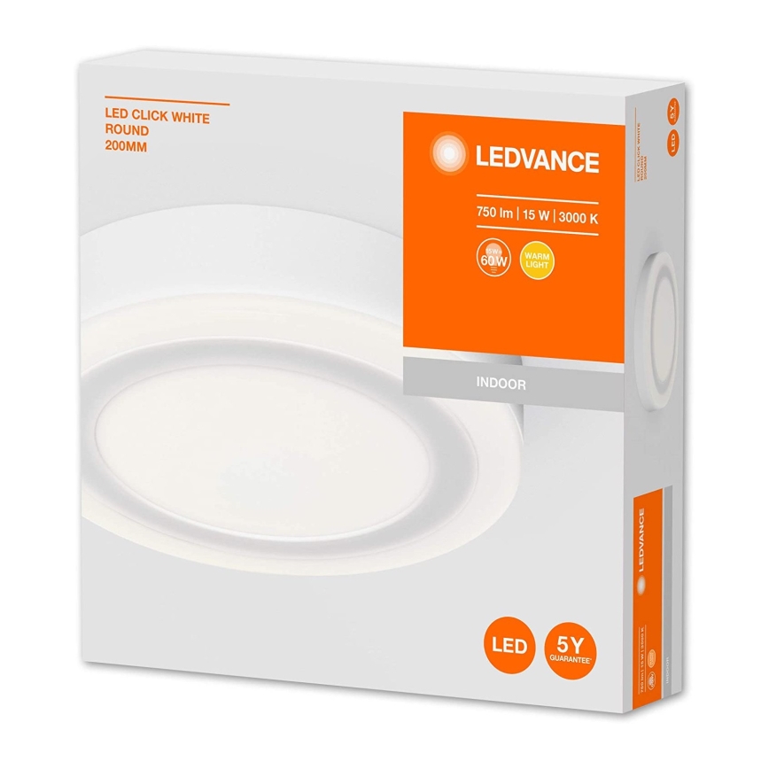 Ledvance - LED-Deckenleuchte ROUND LED/15W/230V d. 20 cm