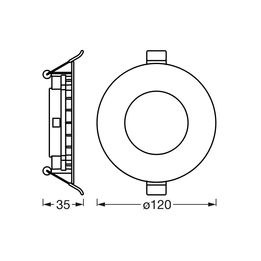 Ledvance - LED dimmbares Einbauleuchten SUN@HOME LED/8W/230V 2200-5000K CRI 95 Wi-Fi