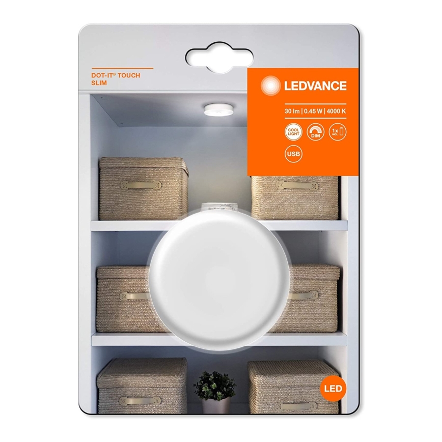 Ledvance - LED Dimmerabile orientamento chiaro DOT-IT LED/0,45W/5V 500 mAh