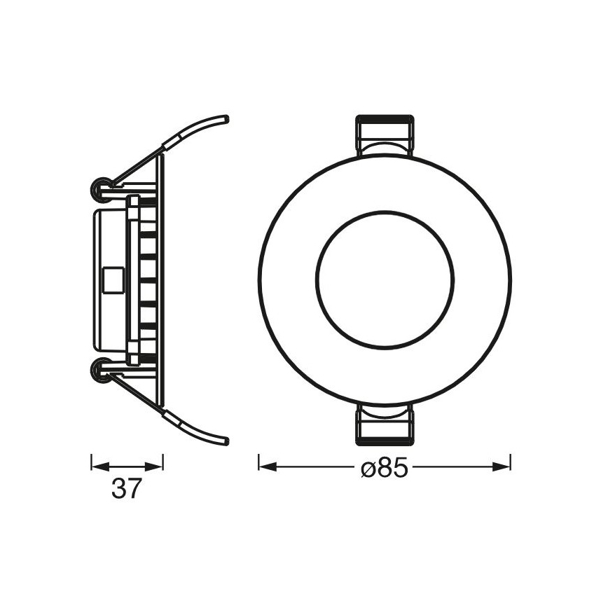 Ledvance - LED-Einbauleuchte SLIM LED/4,5W/230V 6500K