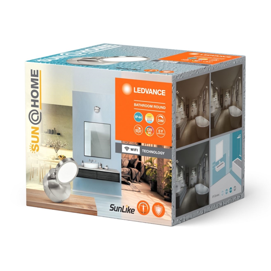 Ledvance - Faretto da bagno dimmerabile a LED SUN@HOME LED/7,5W/230V 2200-5000K CRI 95 Wi-Fi IP44