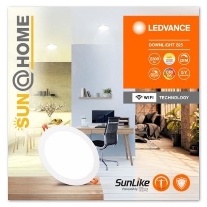 Ledvance - LED Faretto da incasso dimmerabile SUN@HOME LED/22W/230V 2200-5000 CRI 95 Wi-Fi