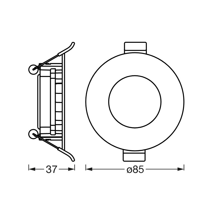 Ledvance - LED Faretto da incasso dimmerabile SUN@HOME LED/4,5W/230V 2200-5000 CRI 95 Wi-Fi