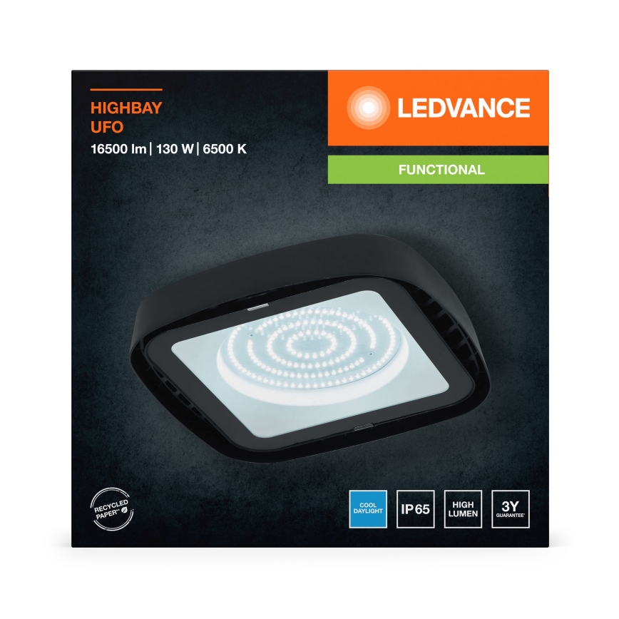 Ledvance - LED-Hochleistungs-Deckenleuchte HIGHBAY LED/130W/230V IP65 6500K