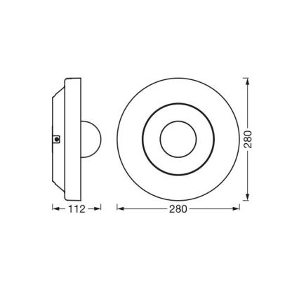 Ledvance - LED Lampada da esterno con sensore e camera SMART+ LED/22W/230V IP44 Wi-Fi
