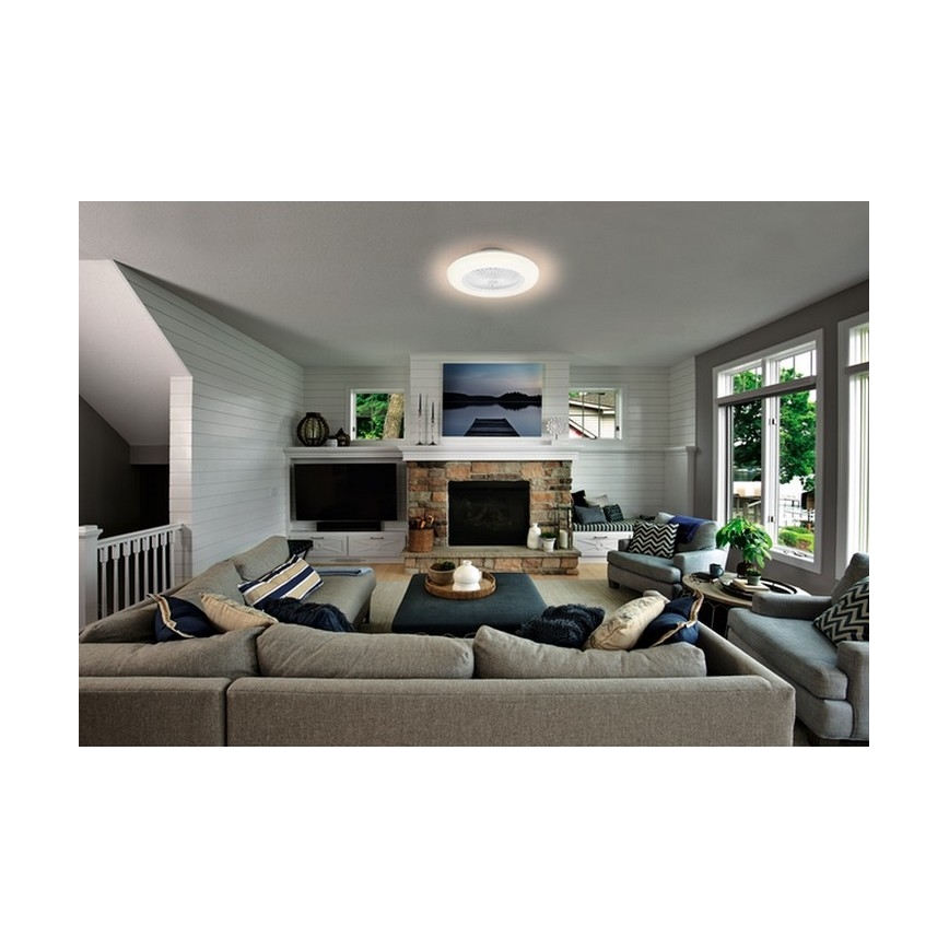 Ledvance - Plafoniera LED dimmerabile con ventola SMART+ LED/35W/230V Wi-Fi 3000-6500K + telecomando