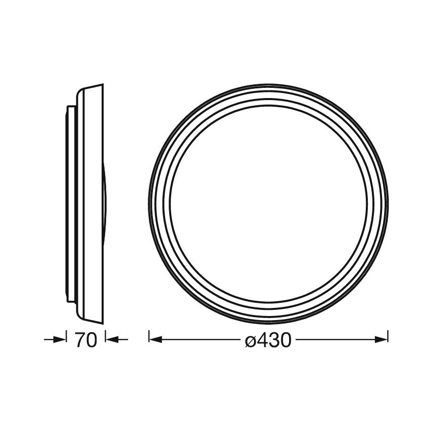 Ledvance - Plafoniera LED dimmerabile SUN@HOME ORBIS LED/26W/230V 2200-5000K CRI 95 Wi-Fi