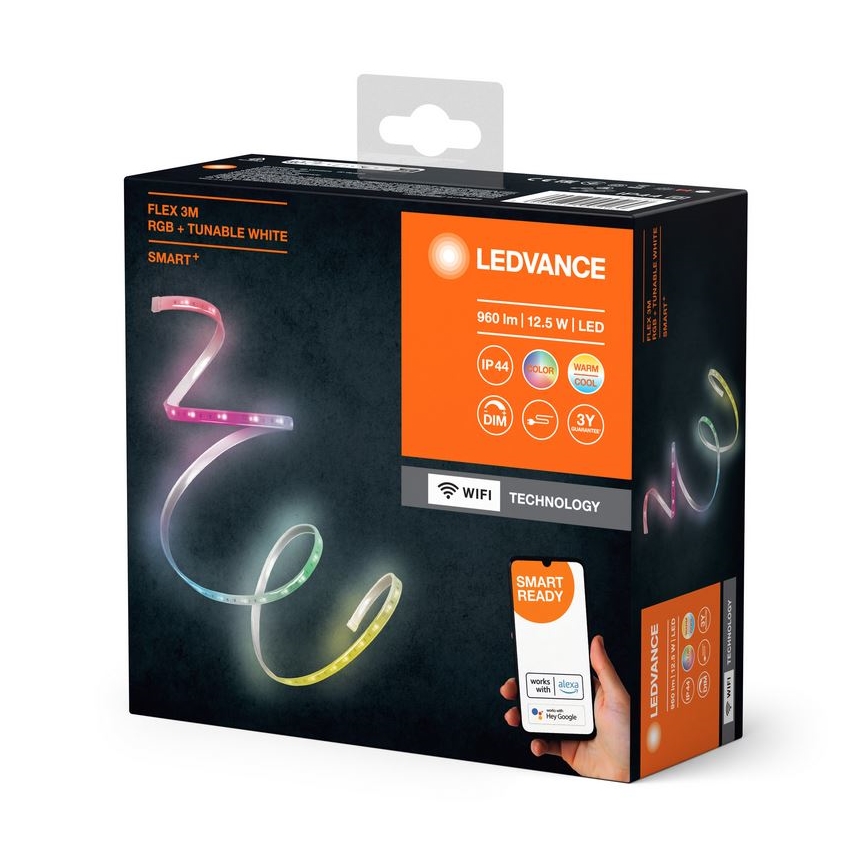 Ledvance - LED RGB+TW Dimmerabile per esterni striscia FLEX 3m LED/12,5W/230V 2700-6500K IP44 Wi-Fi