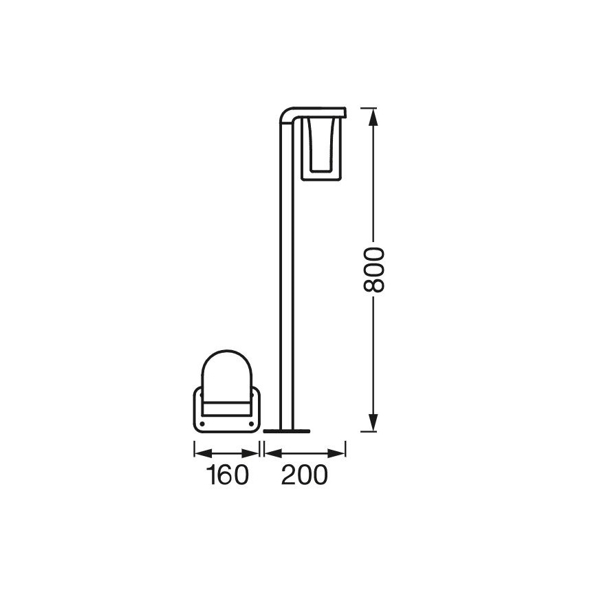 Ledvance - Lampada da esterno LED RGBW dimmerabile SMART+ CASCADE LED/10W/230V Wi-Fi IP44