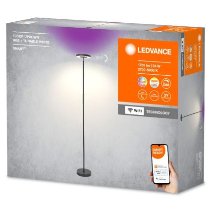 Ledvance - LED RGBW dimmbare Stehleuchte SMART+ FLOOR LED/24W/230V 2700-5000K Wi-Fi