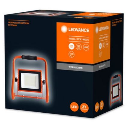 Ledvance - LED-Strahler R-STAND LED/20W/5V 2200 mAh IP44